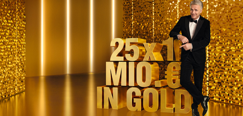 Silvesterziehung Goldbarren